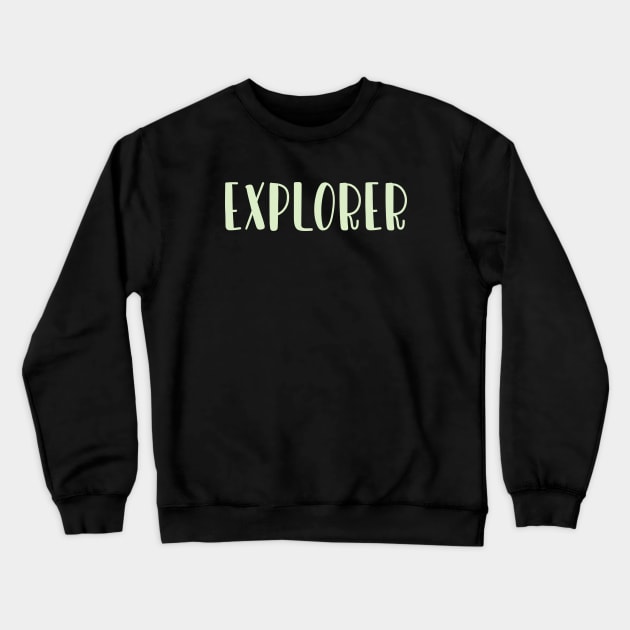 Explorer Crewneck Sweatshirt by UrbanCult